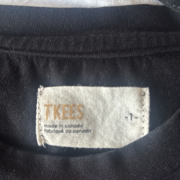 Tkees Core Classic Tee in Black, S - Picture 4 of 7